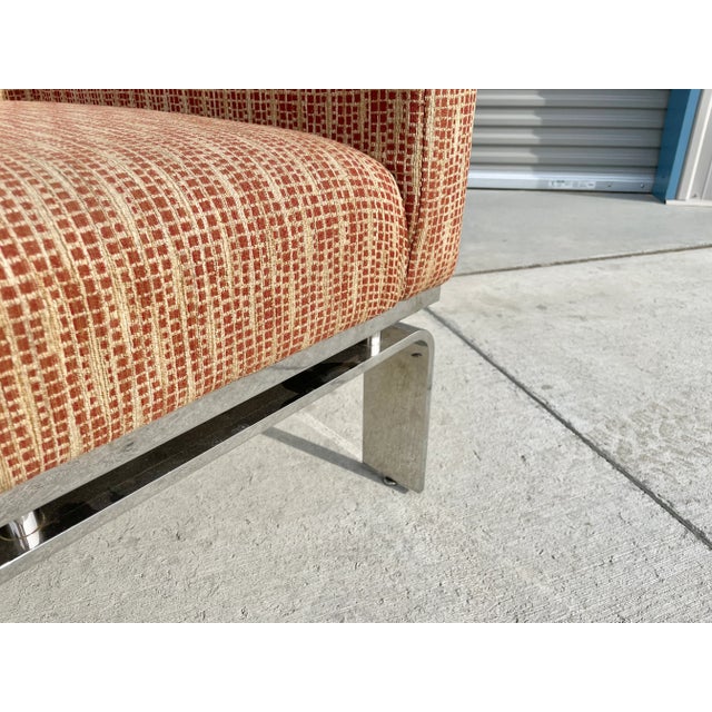Mid Century Solid Chrome Lounge Chairs- Set of 2 For Sale - Image 9 of 13