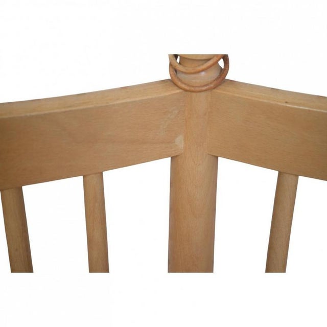 Spokeback Sofa in Cotil Fabric by Børge Mogensen, 1981 For Sale - Image 16 of 18