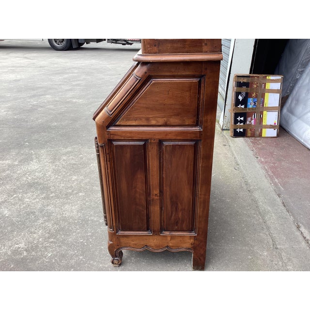French Cherry Bookcase/Secretary For Sale - Image 10 of 11