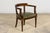 Late 19th Century French Napoleon III Mahogany Desk Chair With Olive Green Leather For Sale - Image 13 of 18