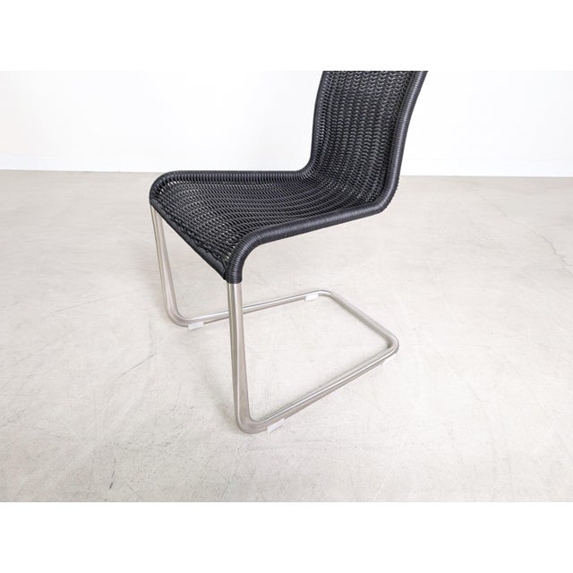 Black Black B20 Cantilever Chairs by Jean Prouve for Tecta, Set of 4 For Sale - Image 8 of 11
