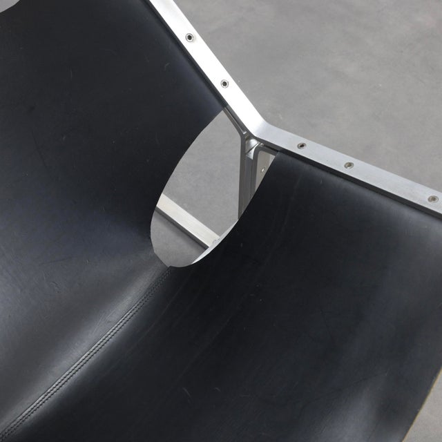 Leather Lounge Chair by Pierre Thielen for Metz & Co., Netherlands, 1960s For Sale - Image 11 of 12