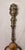 18th Century Antique 18th Century Wrought Iron Turned Brass English Fireplace Tongs Tool 27 For Sale - Image 5 of 11