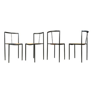 Chairs by Sergio Calatroni and Maurizio Peregalli for Zeus Noto, 1985, Set of 4 For Sale
