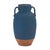 Elevate your interior design with the timeless charm of this 10.5" Blue Ceramic Urn Vase. Featuring a classic urn...