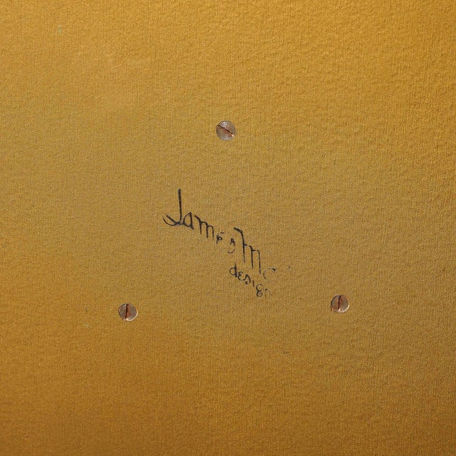 Rare James Mont Cabinet in Black Lacquer W/ Gilt Carved Handles For Sale - Image 12 of 12