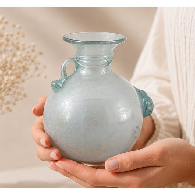 Modern Murano Glass Vase attributed to Seguso Vetri d'Arte, Italy, 1960s For Sale - Image 14 of 14