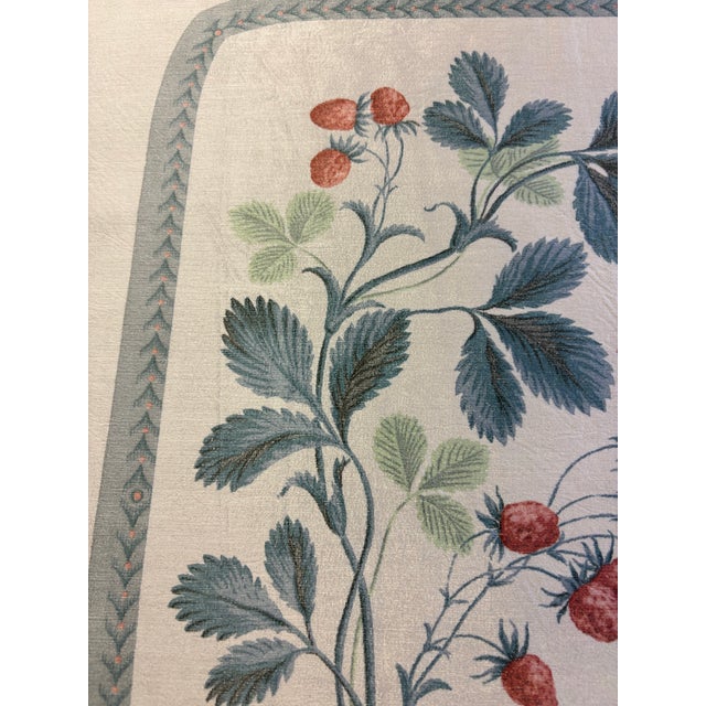 1990s Pre-Cut Velvet Floral Fabric For Sale - Image 4 of 5