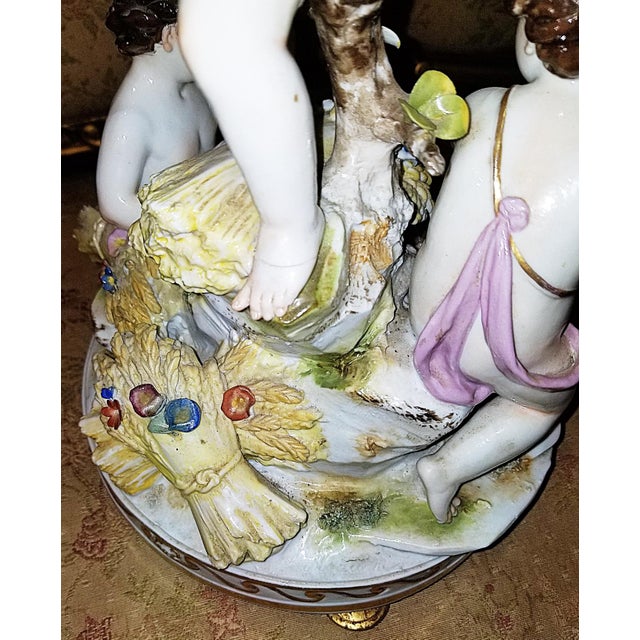 Late 18th Century 18c. Figural Porcelain Centerpiece by Ludwigsburg For Sale - Image 5 of 9