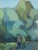 Mid-Century Modern 'The Path Beyond' Swedish Original Figurative Landscape Oil Painting, Framed For Sale - Image 11 of 12