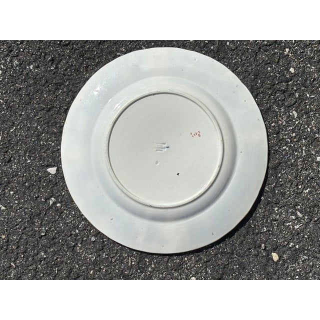 Original 19th C. Ironstone Chinoiserie Style Dinner Plates - Set of 11 For Sale - Image 6 of 11