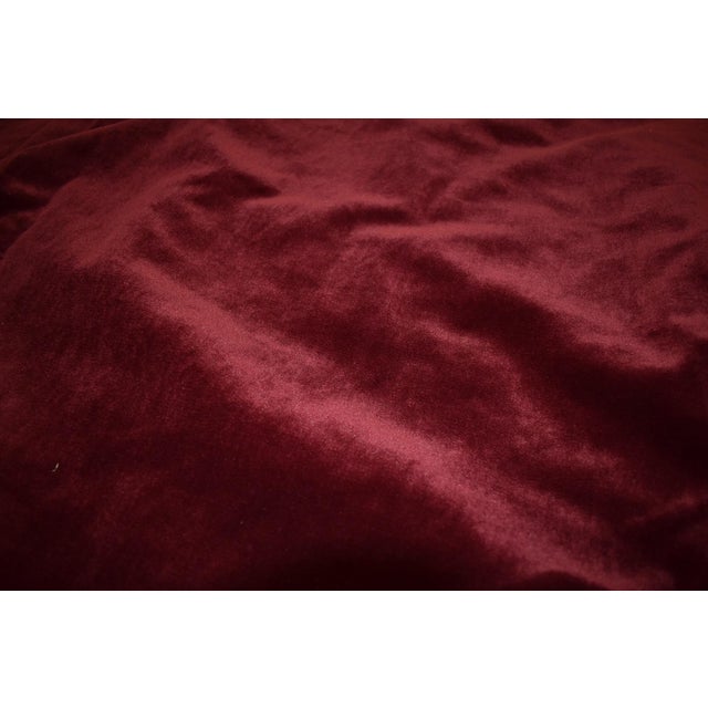 Late 20th Century Late 20th Century Handmade Mink Queen Size Quilt With Velvet Underside For Sale - Image 5 of 11