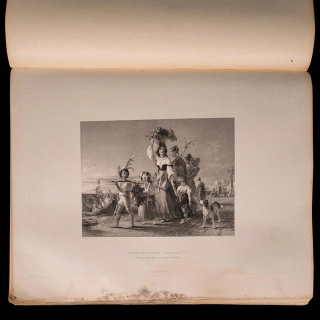 1887's 4 Vols Antique Folio Imperial Gallery of British Art For Sale - Image 10 of 12