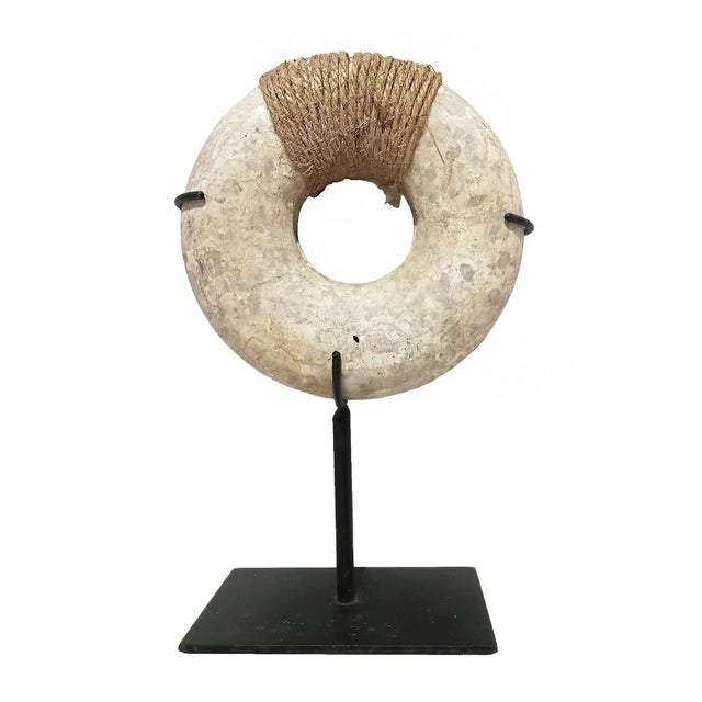 Contemporary Indonesian Stone Bracelet on Stand, Contemporary For Sale - Image 3 of 10