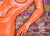 2010s "Woman" Contemporary Figurative in Neon Orange Aromas Artist Frank Thomas Romero For Sale - Image 5 of 9