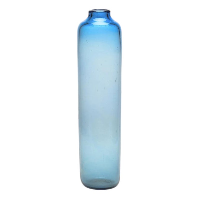 Cylindrical Vase with Narrowed Neck by Claude Morin, 1970s For Sale