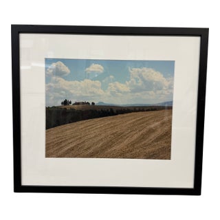 Tuscan Countryside Photograph, Framed For Sale