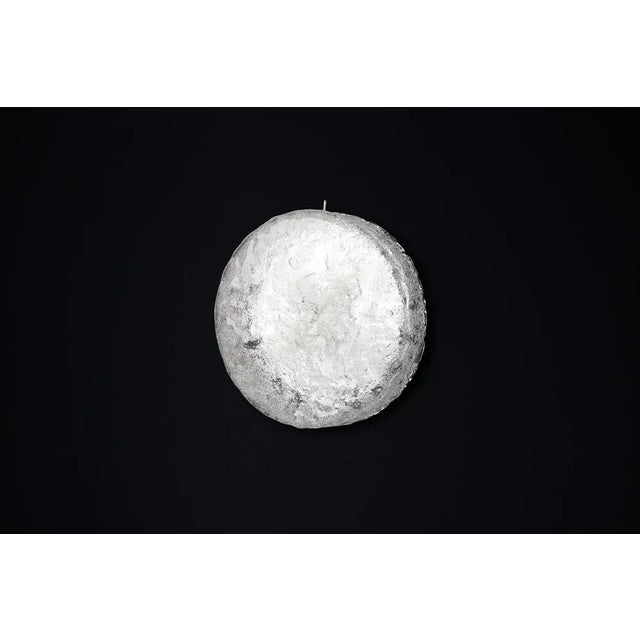 1960s Mid-Century Frosted Ice Glass Ceiling Light from Kaiser Idell / Kaiser Leuchten attributed to Kaiser Leuchten, Germany, 1960s For Sale - Image 5 of 14