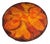 Vintage Orange Wool Rug, 1970s For Sale