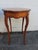 Early 1900s French Carved Inlay Round Side End Tables a Pair 6375a For Sale - Image 10 of 14