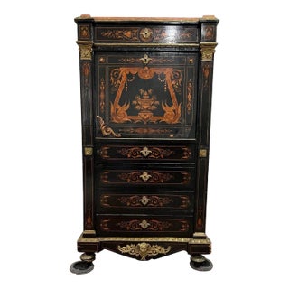 Antique Painted Asian Abattant For Sale