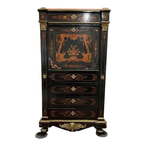 Antique Painted Asian Abattant