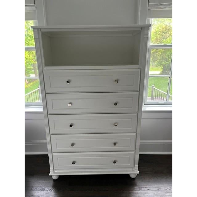 2010s Bellini Furniture – Jessica Series (White) | Full Bedroom Set For Sale - Image 5 of 12