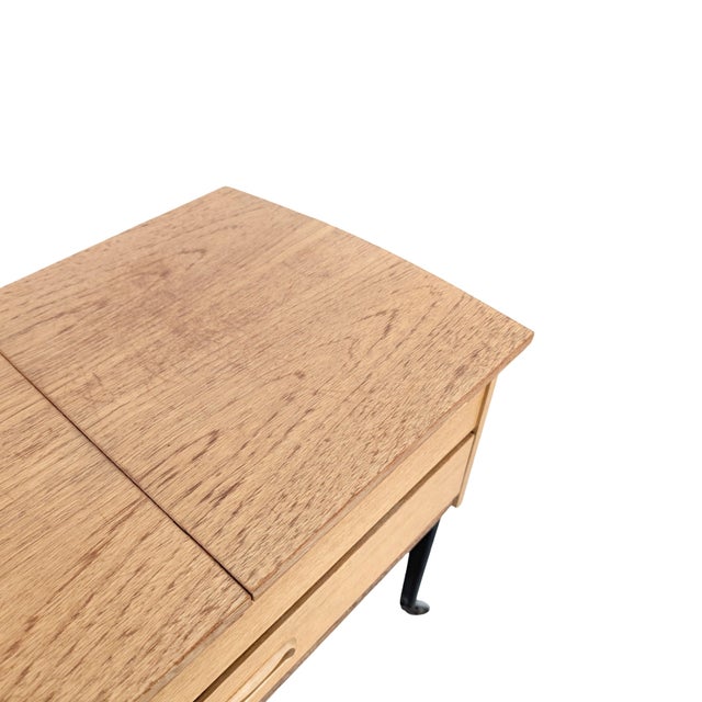 Vintage Side Table in Walnut, 1960s For Sale - Image 10 of 11
