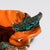 1960s France Burnt Orange Ceramic Platter For Sale - Image 12 of 15