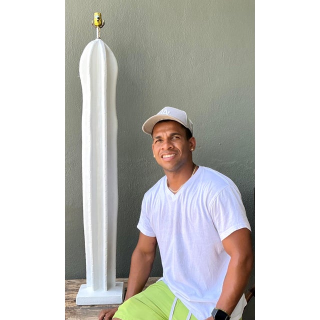 Vintage Plaster Cactus Floor Lamp For Sale In West Palm - Image 6 of 14