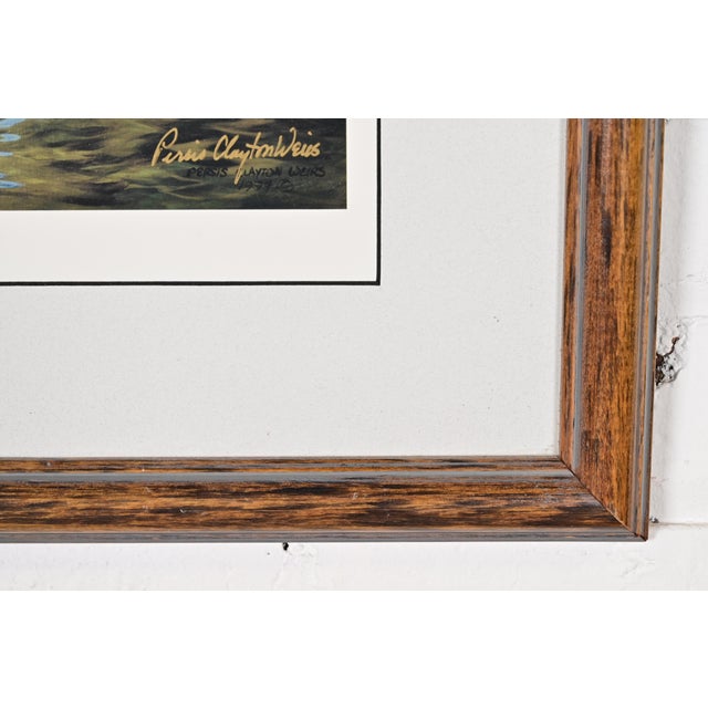 Original Signed Persis Clayton Weirs "Dancing Water Loons" Framed Lithograph, 1994 For Sale - Image 10 of 13