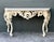 Vintage Louis XVI Stone Top Console Table For Sale - Image 4 of 12