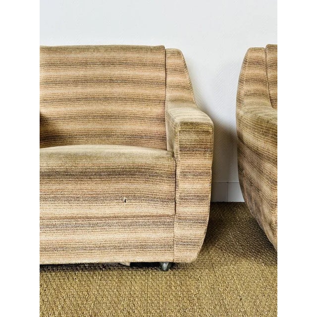 Beige Vintage Armchairs, 1960s, Set of 2 For Sale - Image 8 of 11