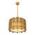 Italian Fumè Tropical Murano Glass Gold Chandelier by Simoeng For Sale - Image 6 of 6