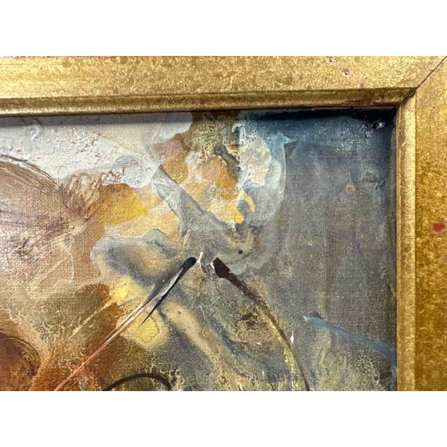 Gérard Pamboujian, Battle of the Pyramids. Oil on Canvas, 1975, in Good conditions. Designed 1970 to 1979 This piece has...