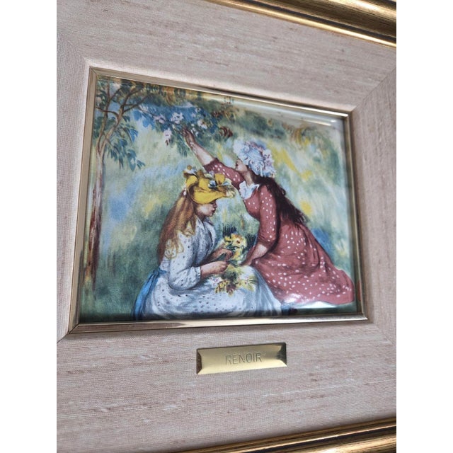 Enamel Miniatures after Degas, Picasso, Van Gogh and Renoir, 1980s, Set of 4 For Sale - Image 3 of 13