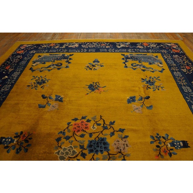Early 20th Century Chinese Peking Carpet ( 10' x 13'6" - 305 x 412 ) For Sale - Image 9 of 11