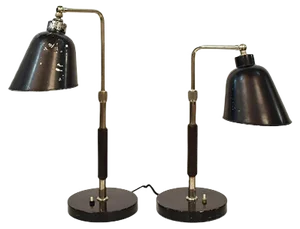Bauhaus Model Goethe Table Lamps by Christian Dell for Bünte & Remmler, 1930s, Set of 2