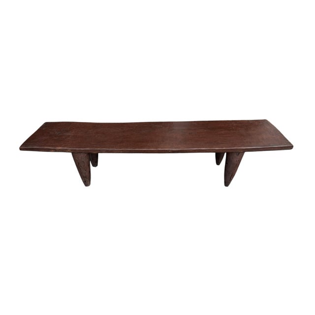 Superb and rare to find African Senufo Table, hand-carved by talented artisans of the Senufo tribe, from a single piece of...