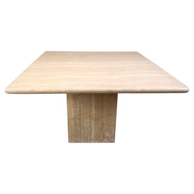 Vintage Travertine Dining Table, 1970s For Sale - Image 13 of 13