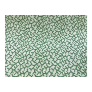 Cowtan & Tout Bermuda Cut Velvet Fabric Beige Green Upholstery Nautical Coral Pattern