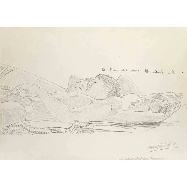 Figure is an original Drawing in Pencil artwork realized by Antony Roland. Good conditions. Hand-signed. The artwork is...