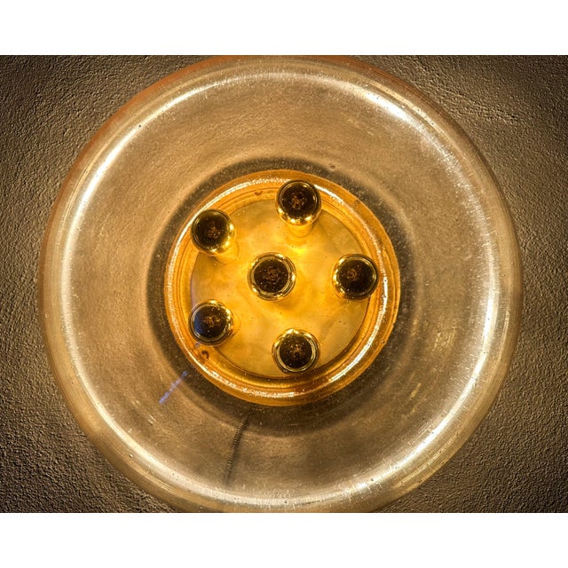 Vintage Flush Mount from Glashütte Limburg, 1970s For Sale - Image 10 of 15