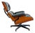 Authentic Herman Miller Eames Lounge Chair in Black Leather For Sale