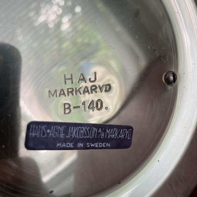 Fringe Model B140 Table Lamp by Hans-Agne Jakobsson for Markaryd, Sweden, 1960s For Sale - Image 13 of 14