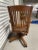 Early 20th Century English Industrial Oak "Captain Chair" or Swivel Chair, Circa 1900's For Sale - Image 5 of 7