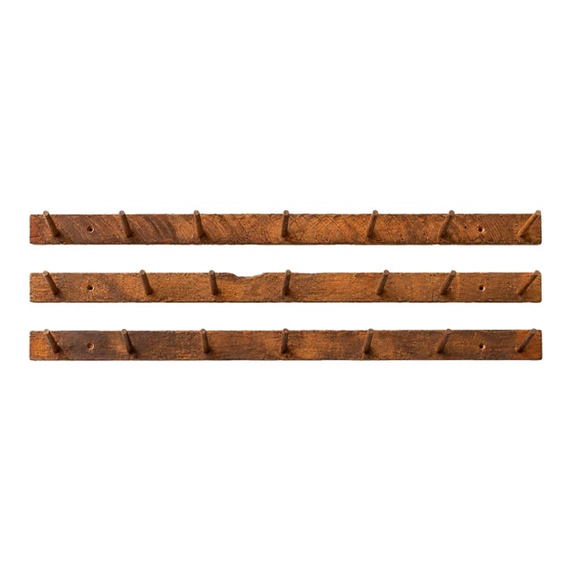 Country Homestead Wooden Peg Rails For Sale