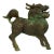 Early 20th Century Bronze Chinese Suanni Lion Dragon Figurine For Sale