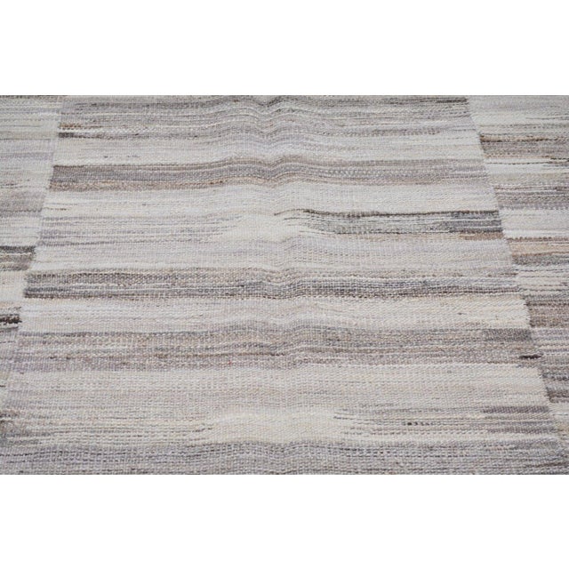 Turkish Hand Knotted Wool Rug, 6'2''x7'3'' For Sale - Image 4 of 6