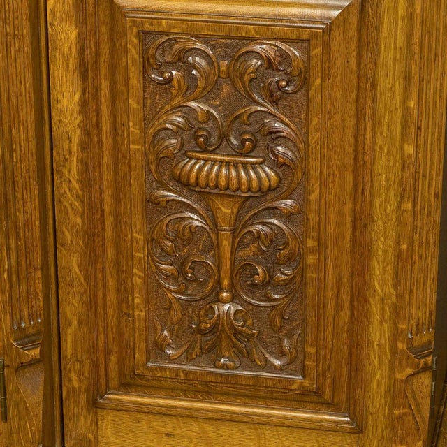 Edwardian Breakfront Bookcase, 1890s For Sale - Image 14 of 17